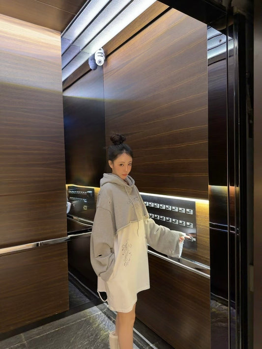 MS51131 Hoodie mix one piece