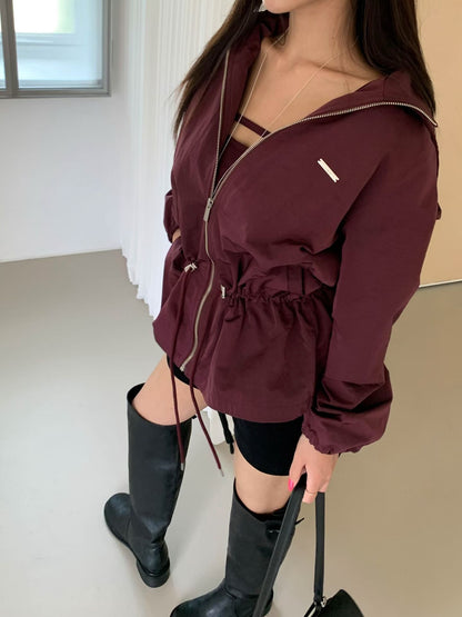 MS60915 Helen hoodie blazer outer