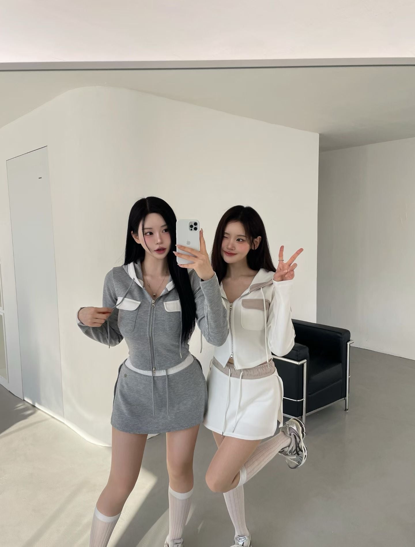 MS60201 Jennie hoodie sporty set