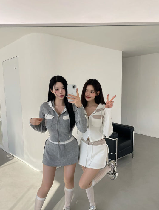 MS60201 Jennie hoodie sporty set