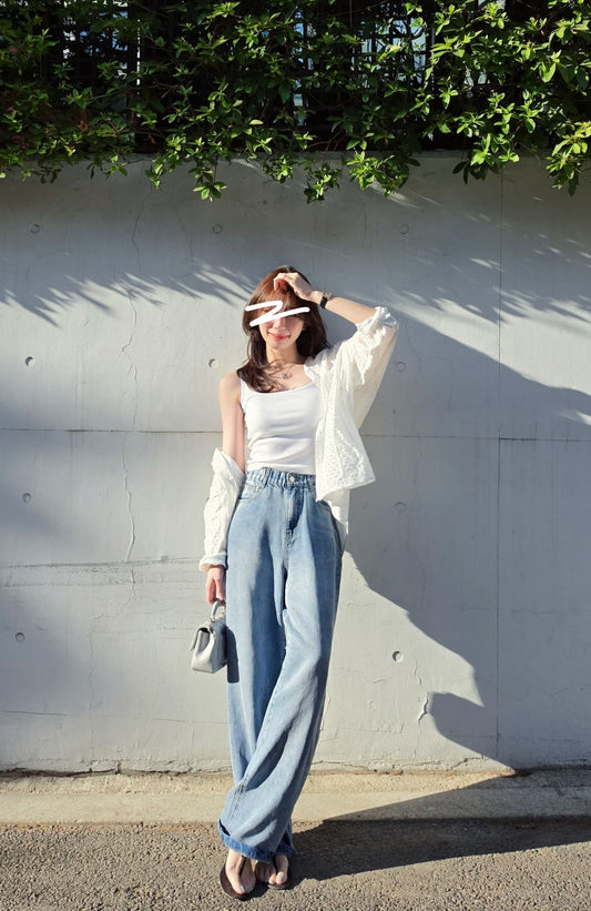 MS60522 Signature denim pants