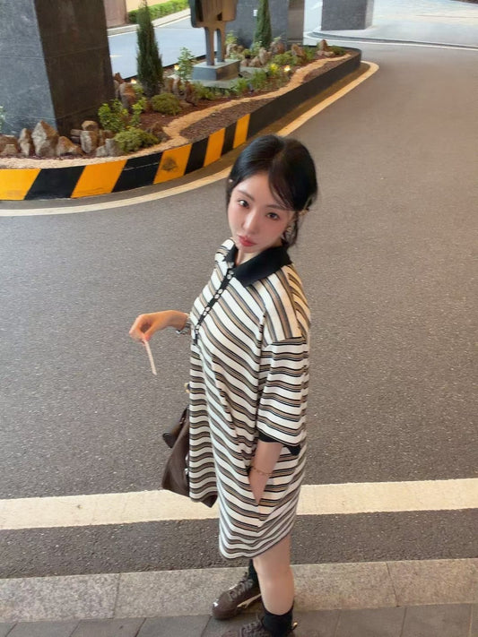 MS60540 Polo stripes dress