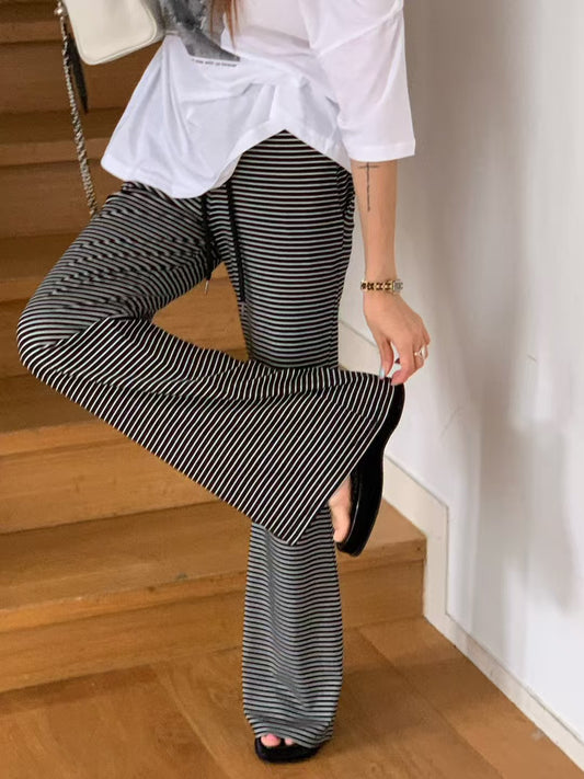 MS60724 Comfort lazy stripes trousers