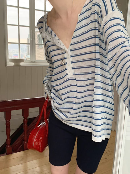 MS60455 Daily stripes long sleeve