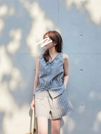 MS60623 Summer linen stripes set