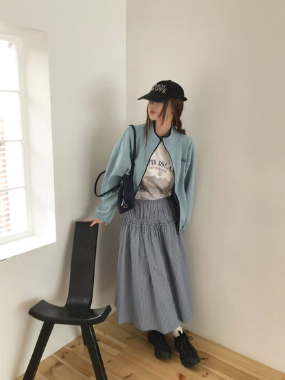 MS60229 Soft blush zip jacket