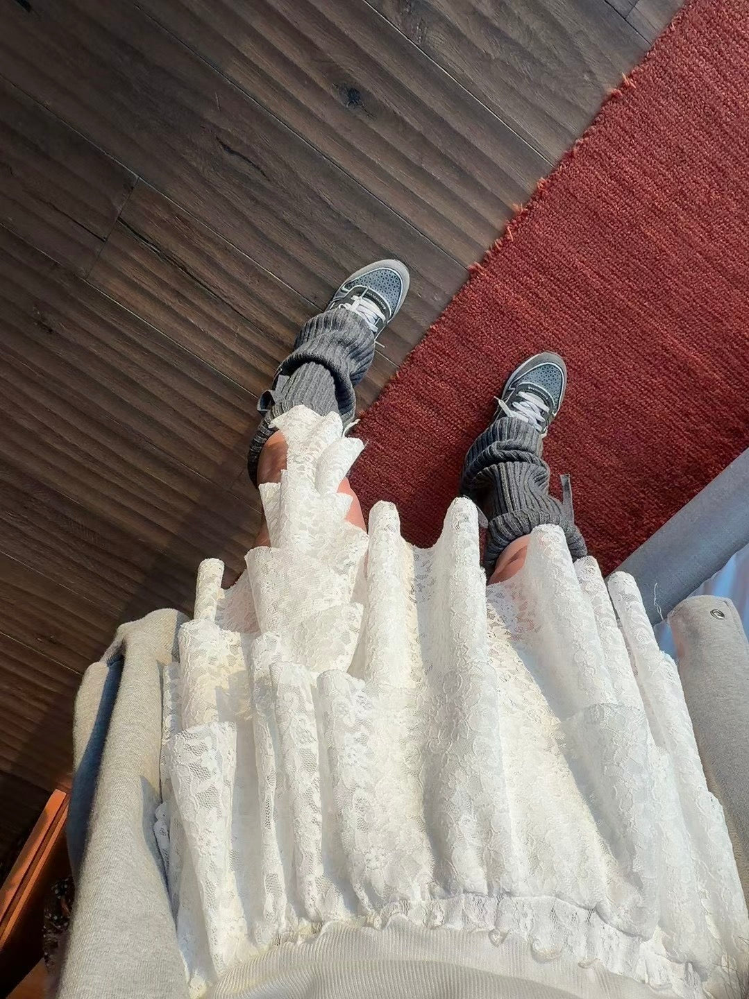 MS51130 Girlish lace skirt