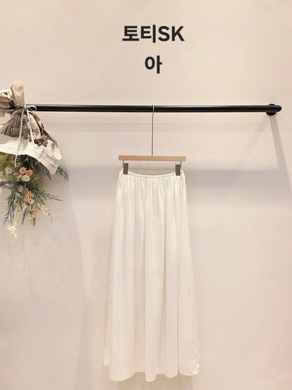 MS60225 Soft Tencel maxi skirt
