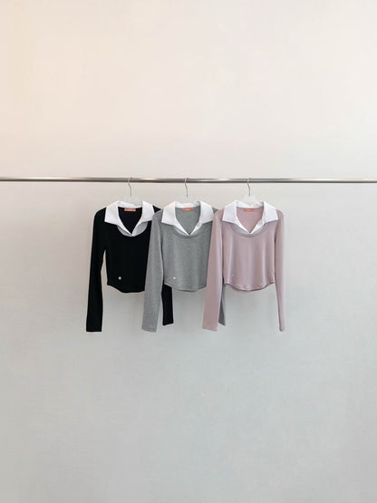 MS51064 Collar tshirt