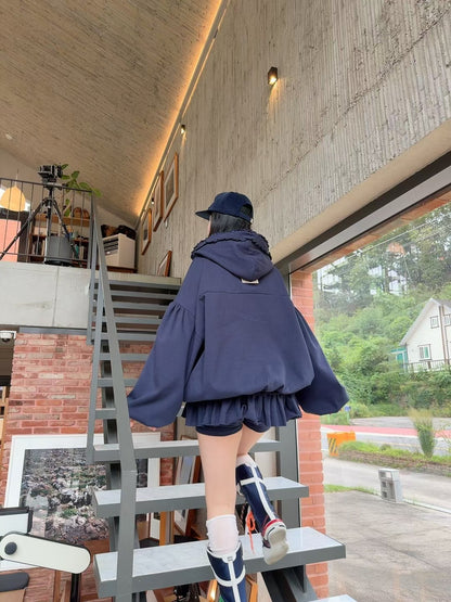 MS60930 Jiyoon sweet hoodie set