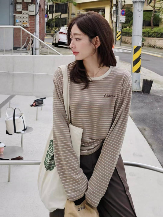 MS51079 Mochi signature stripes top