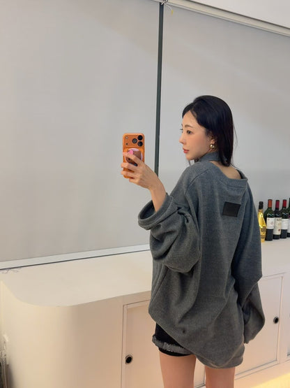 MS51216 Scarf knit top