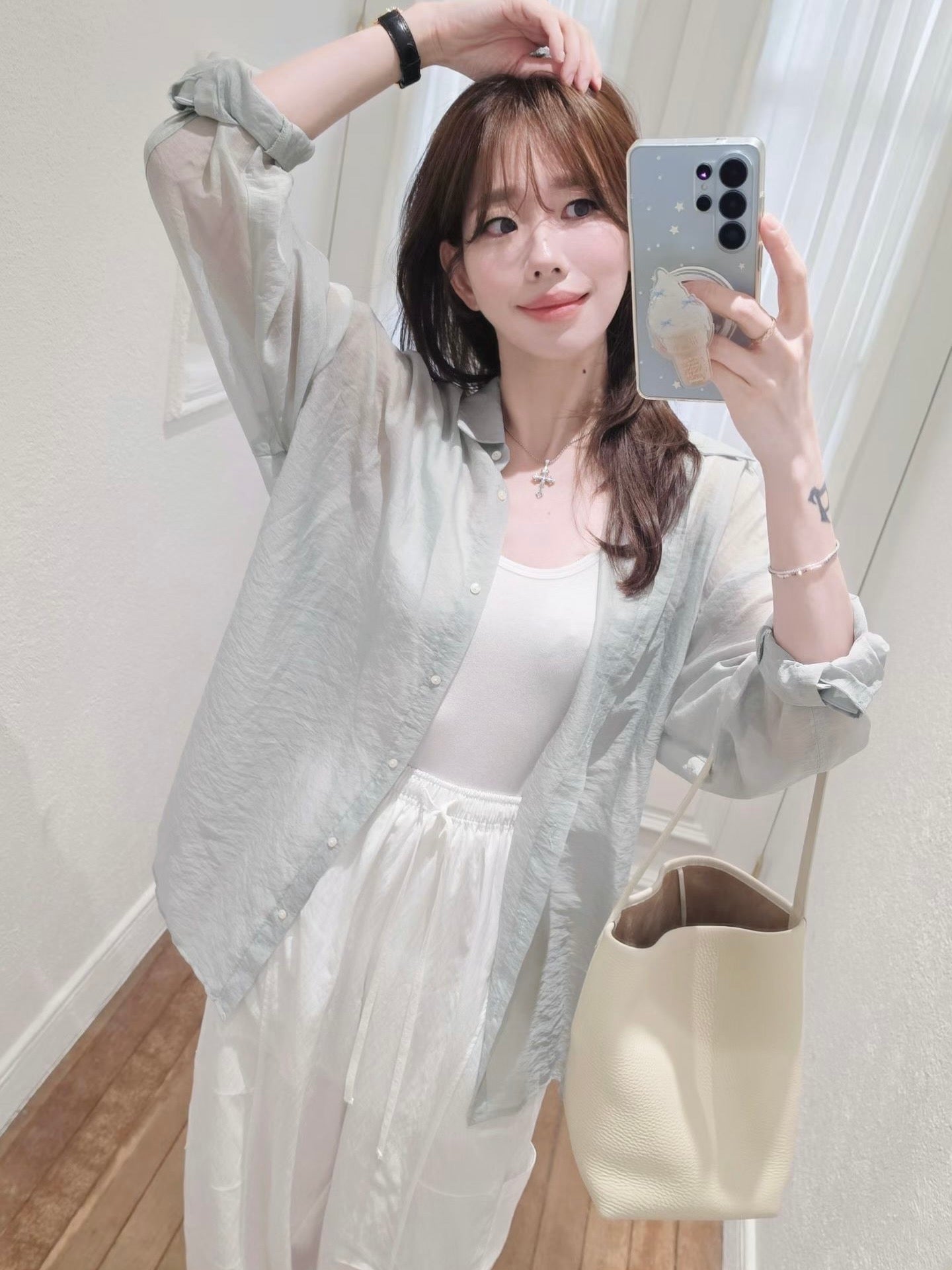 MS60602 Sunday airy tencel blouse