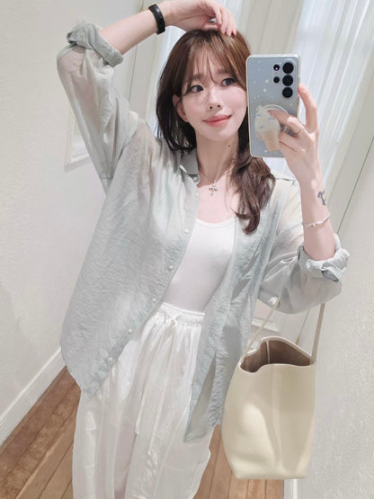 MS60602 Sunday airy tencel blouse