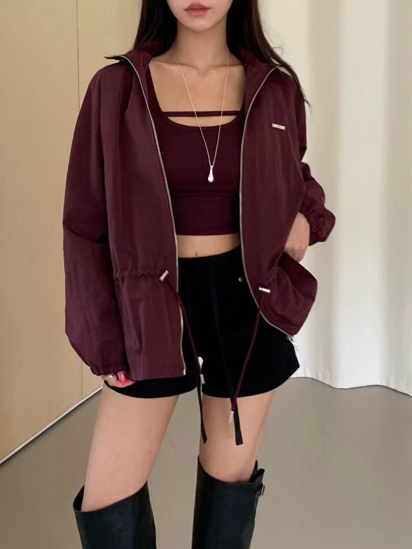MS60915 Helen hoodie blazer outer