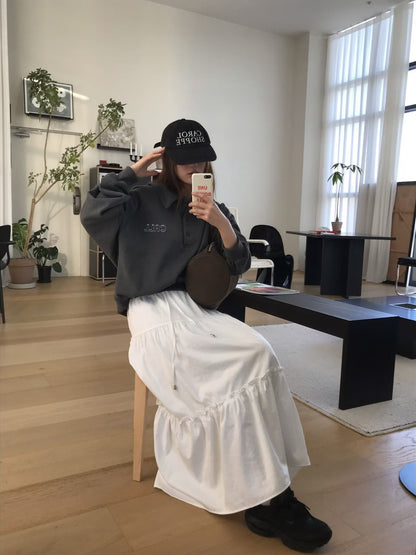 MS51066 Lazy collar long sleeve