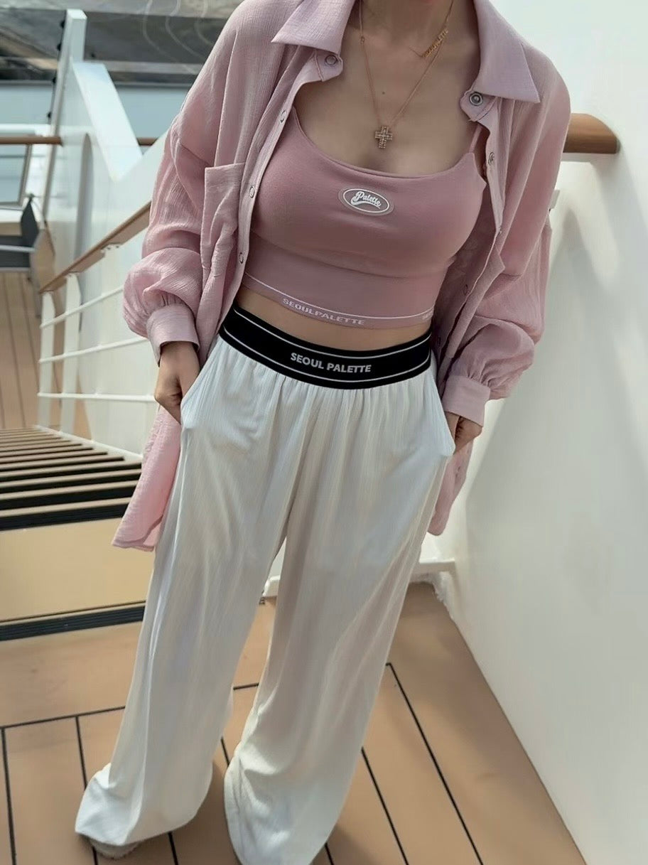MS60248 Easy ribbed lounge pants