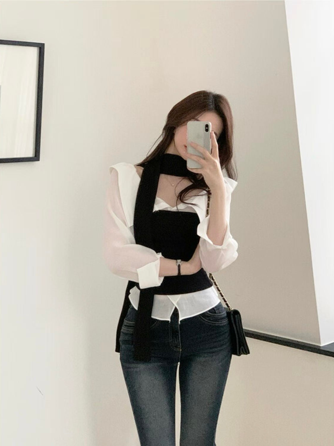 MS60236 Soft tie layered top