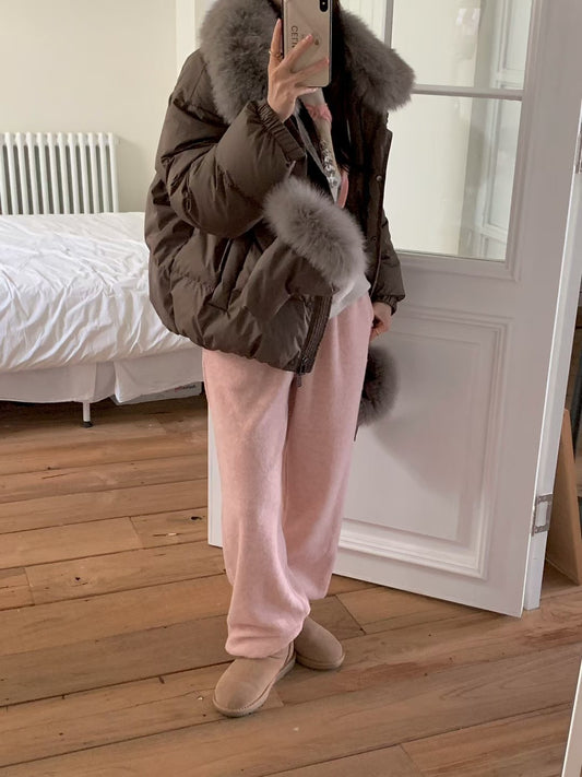 MS51228 Premium luxe fur duck down outer