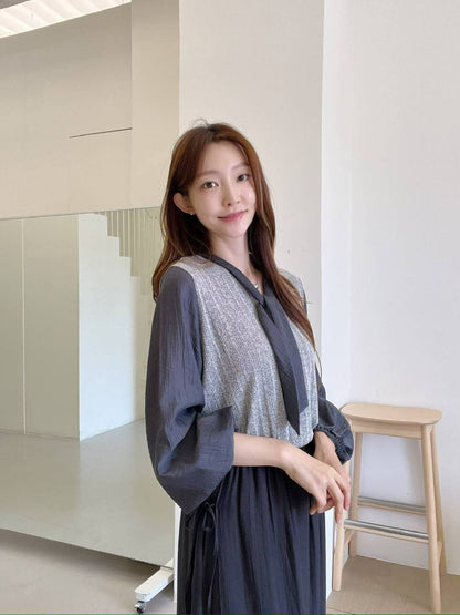 MS51027 Scarf blouse