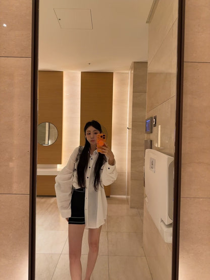 MS60539 Daily oversized blouse