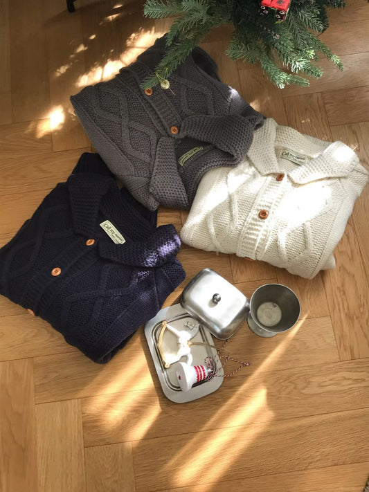 MS51140 Waffle knit cardigan