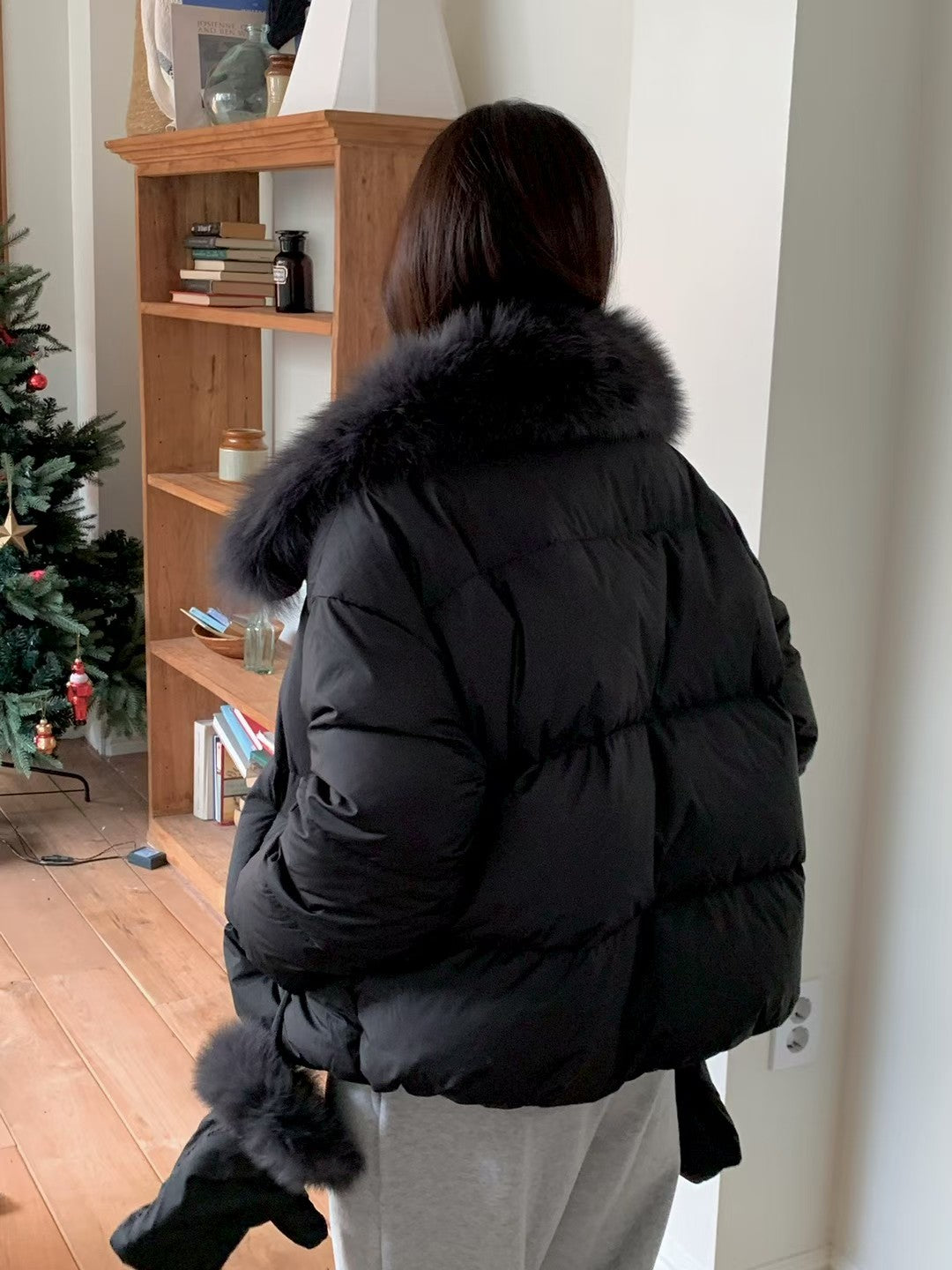 MS51228 Premium luxe fur duck down outer