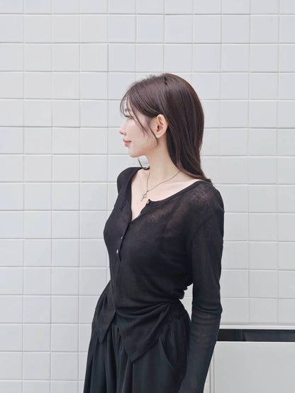 MS51001 Henry tencel top