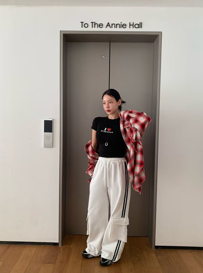 MS60215 Vintage checked blouse outer