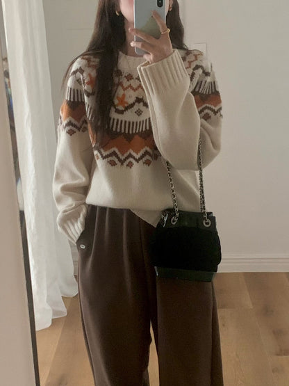 MS51082 Embroidery sweater