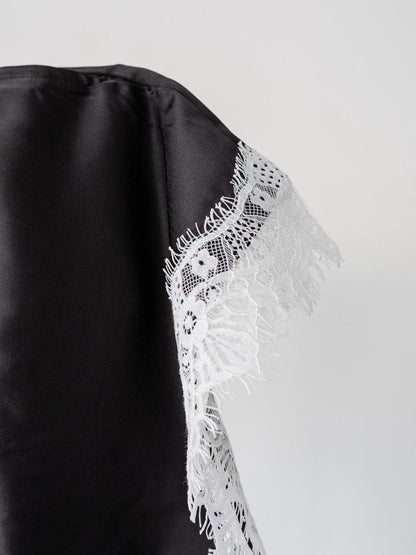 MS60520 Dark romance satin shorts