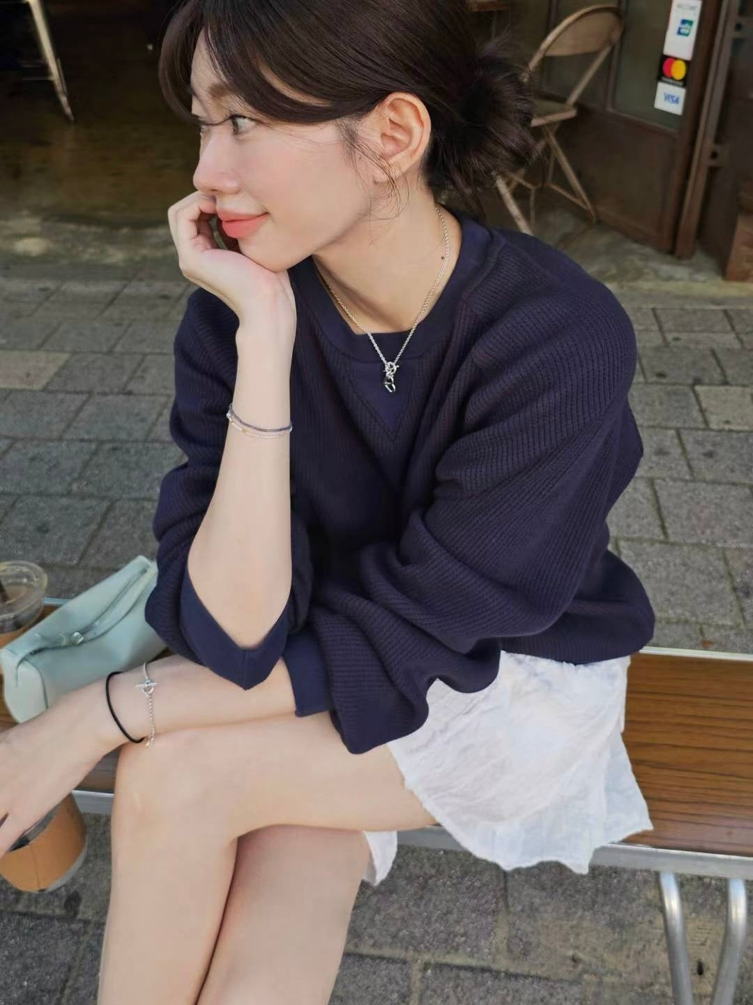 MS51005 Urban waffle sweatshirt