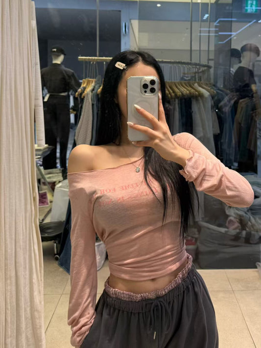 MS50958 Hyuna off shoulder top