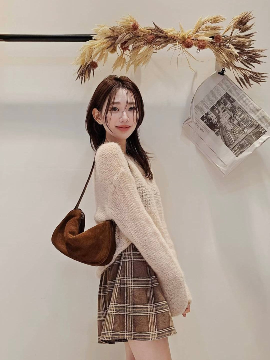 MS51075 British checked shorts