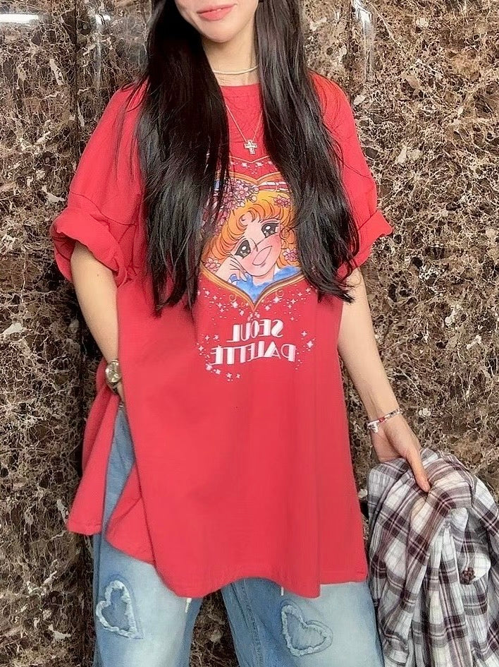 MS51039 Little girl cotton tee