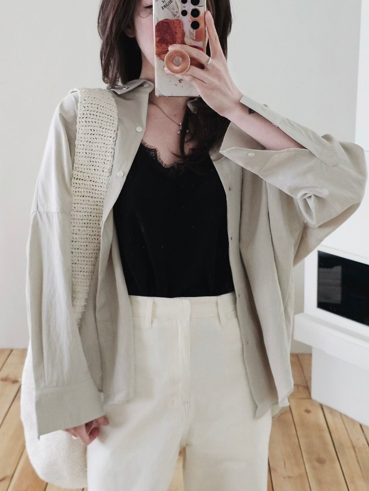 MS60218 Mono color blouse
