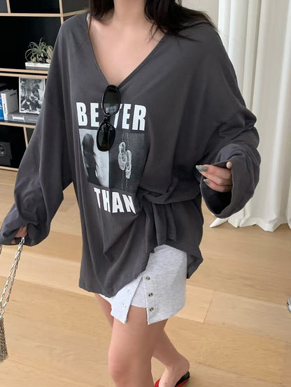 MS60617 Retro style loose top