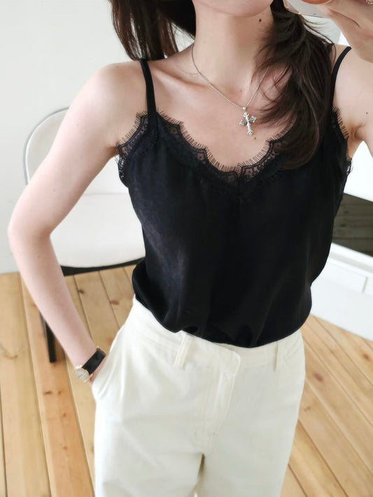 MS60238 Soft lace cami top