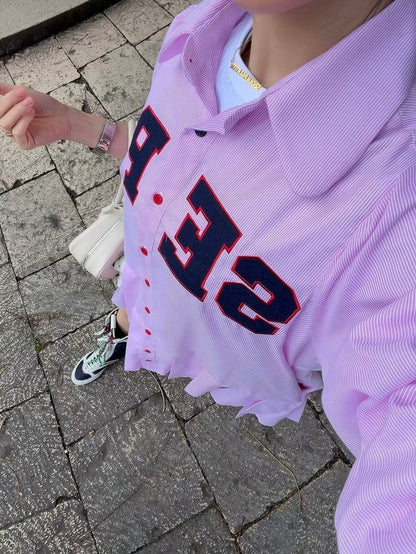 MS60250 Varsity shirt dress