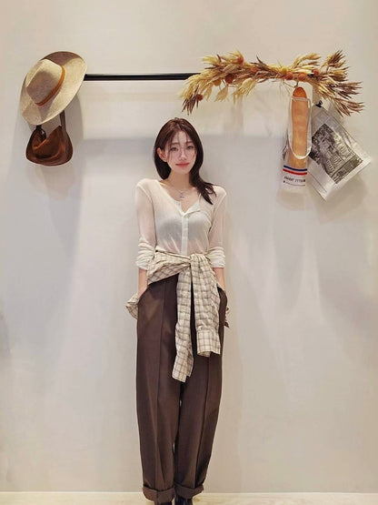 MS51077 Trendy suit trousers