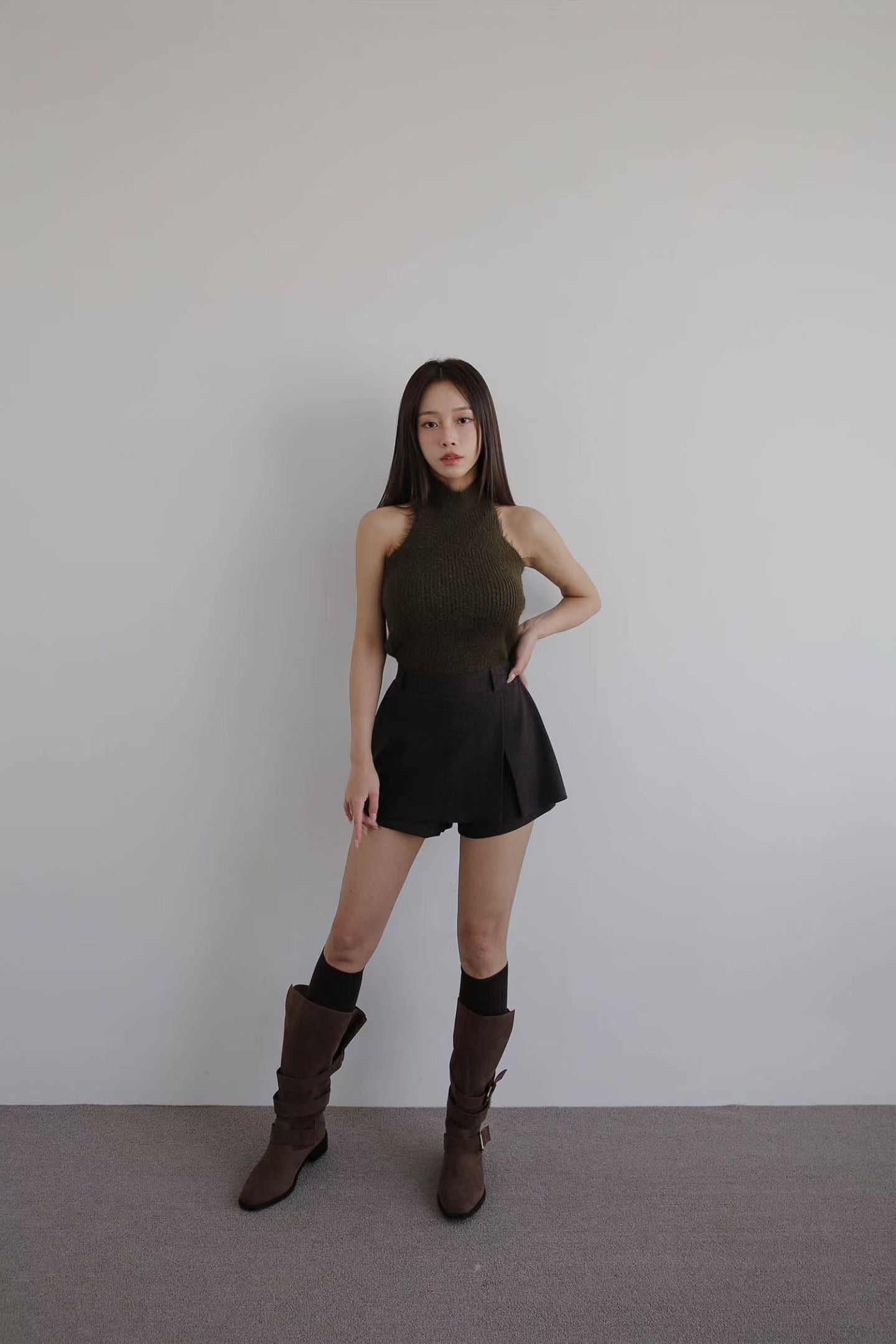 MS51133 Slit short pants