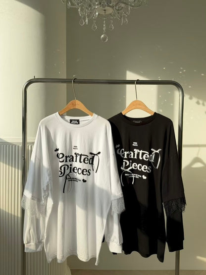 MS60252 Crafted pieces layered tee