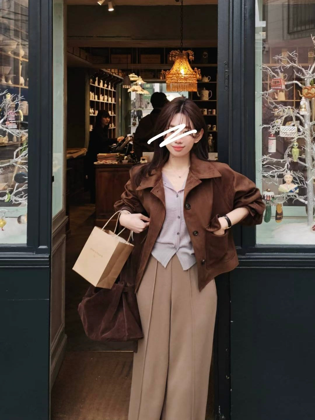 MS51226 Mocha velvet outer