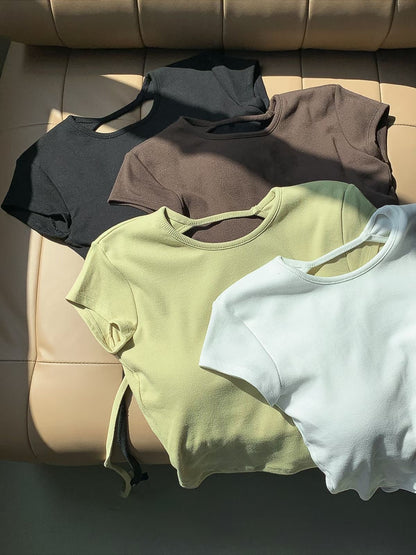 MS60414 Back whisper tie top