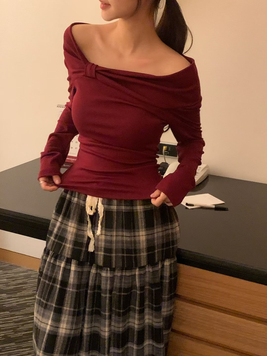 MS51144 Amelie off shoulder top