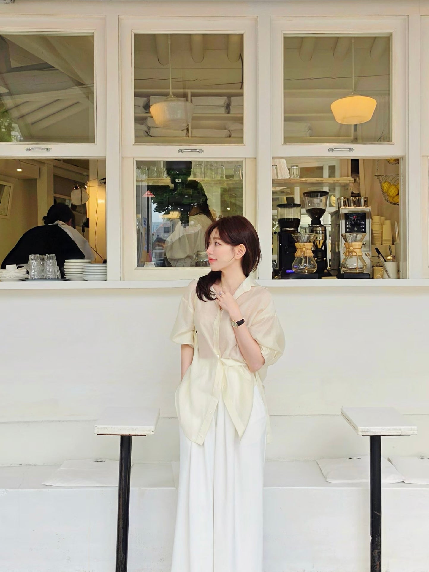 MS60525 Casual airy Tencel blouse