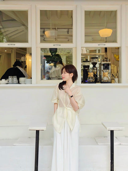 MS60525 Casual airy Tencel blouse