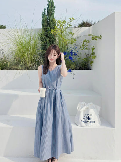 MS60613 Holidays stripes dress