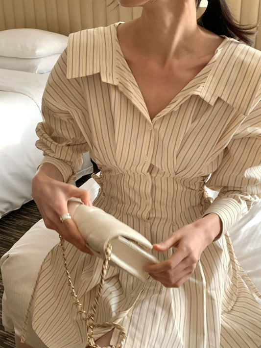 MS60303 Soft tailored muse dress