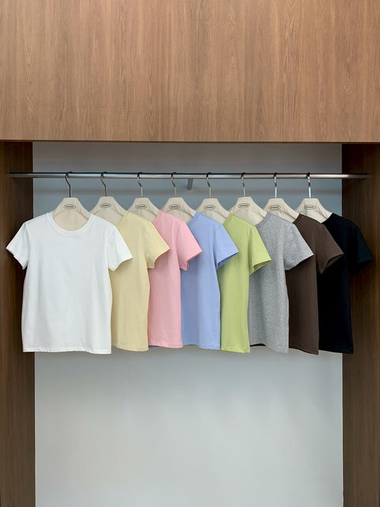 MS60329 Basic macaron tee